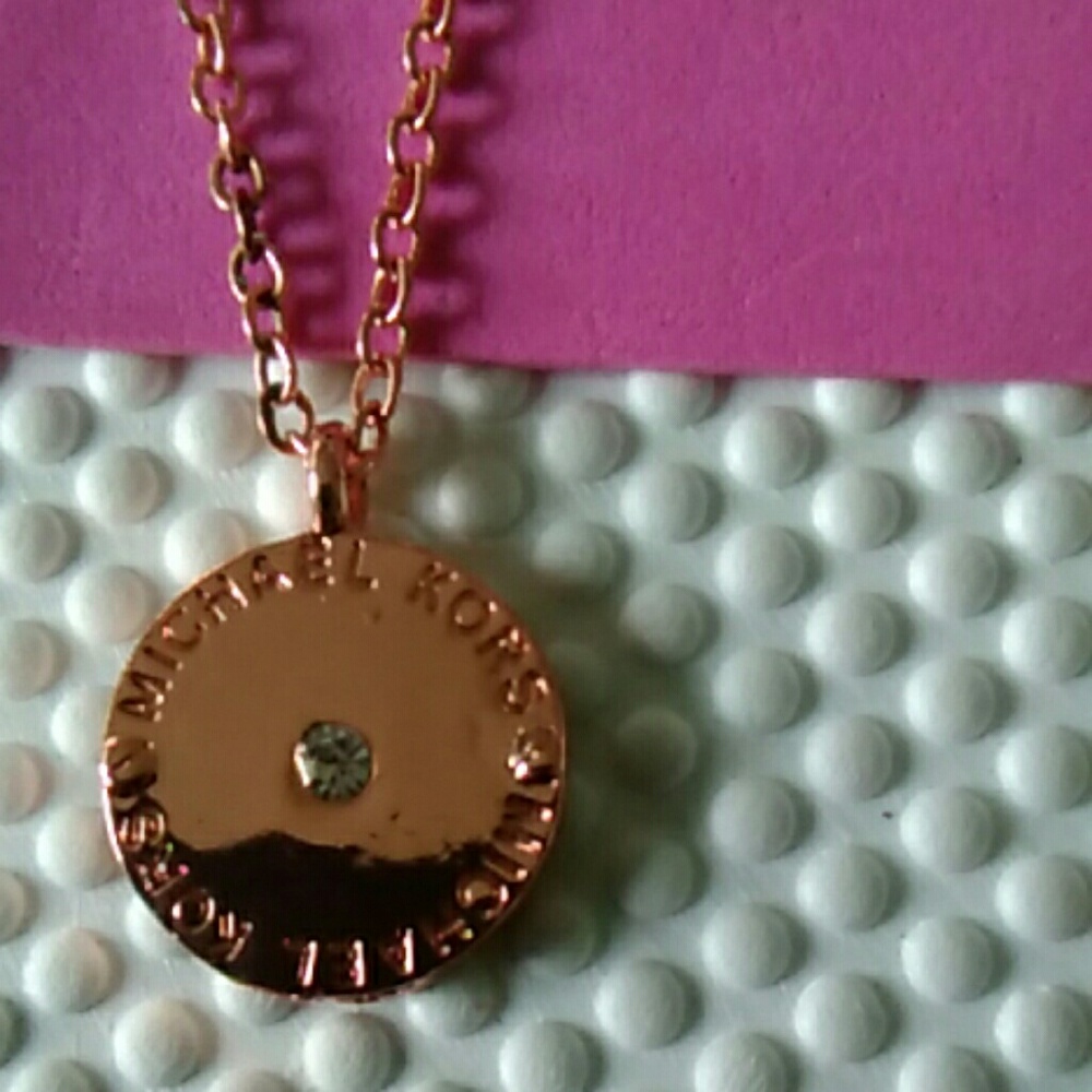 Michael kors mk necklace with Swarovski crystal - Picture 2 of 4